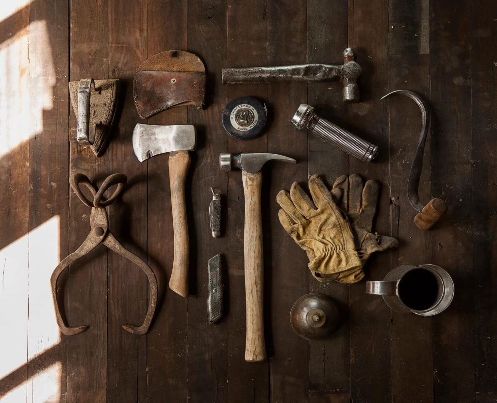 construction work carpenter tools focus | productivity | tools